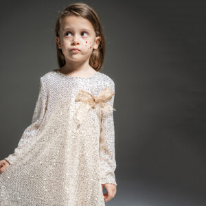 Φόρεμα 255252 Χρυσό Εβίτα_2