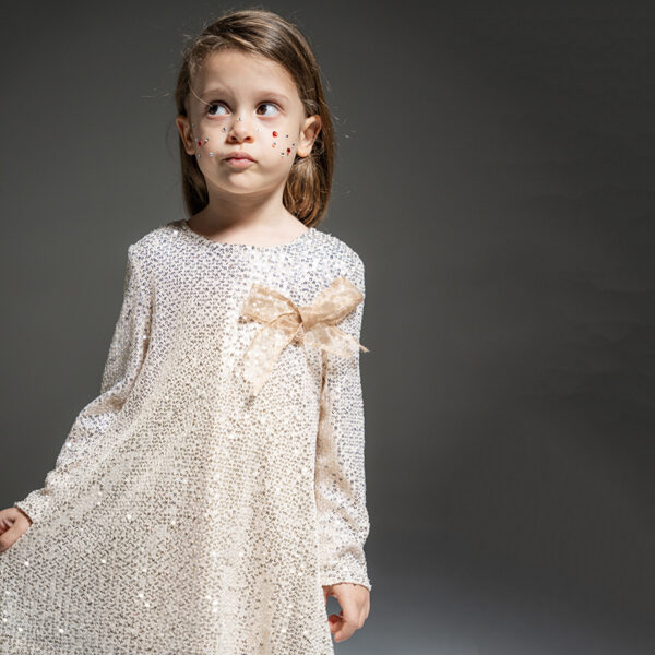 Φόρεμα 255252 Χρυσό Εβίτα_2