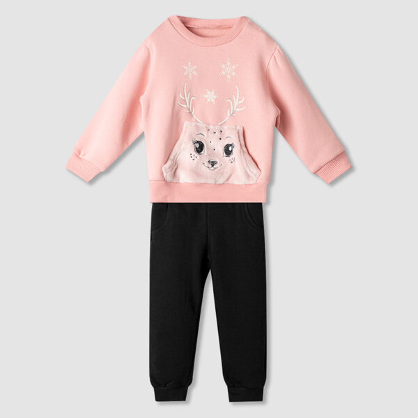 Φόρμα 133225 Ρόζ Nek Kidswear