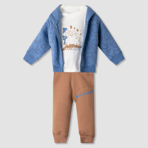 Φόρμα 152425 Μπλέ Ράφ Nek Kidswear (Σετ 3 τεμαχίων)
