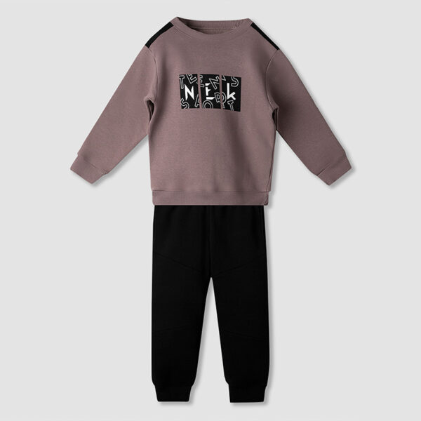 Φόρμα 161925 Καφέ Nek Kidswear