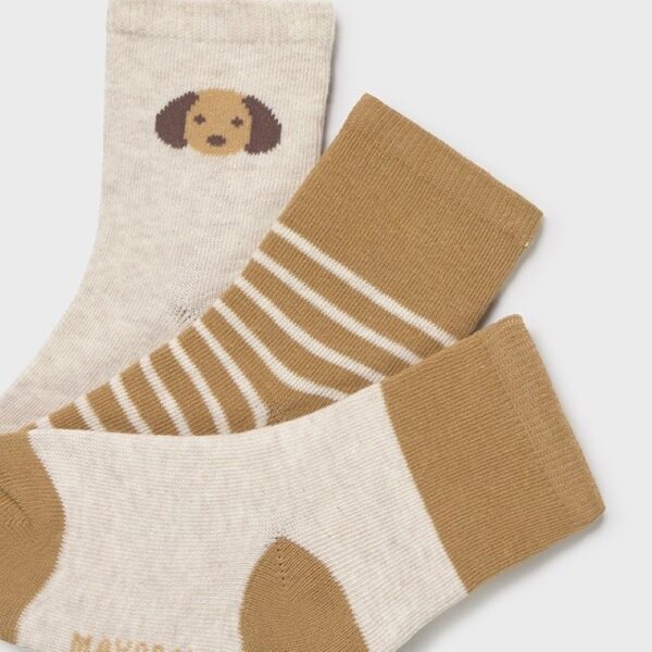 Κάλτσα 15-10009-057 Καφέ Mayoral (Σετ 3 τεμαχίων)_2