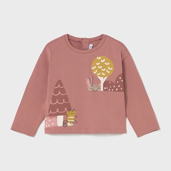 Μπλούζα 15-02082-093 Ρόζ Mayoral