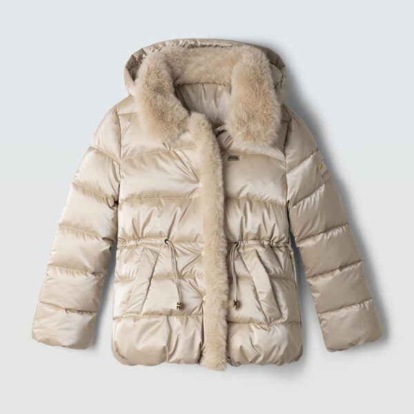 Μπουφάν 255051 Μπέζ Εβίτα