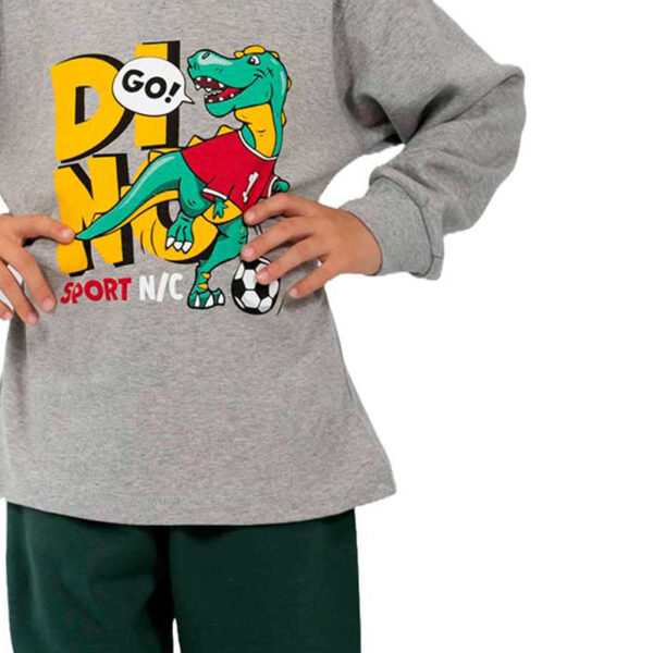 Πυτζάμα 15-141 Γκρί Nina Club_2