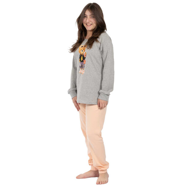 Πυτζάμα 15-244 Γκρί Nina Club_2