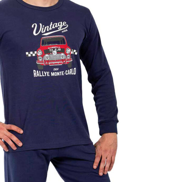 Πυτζάμα 15-730 Μπλέ Nina Club_2