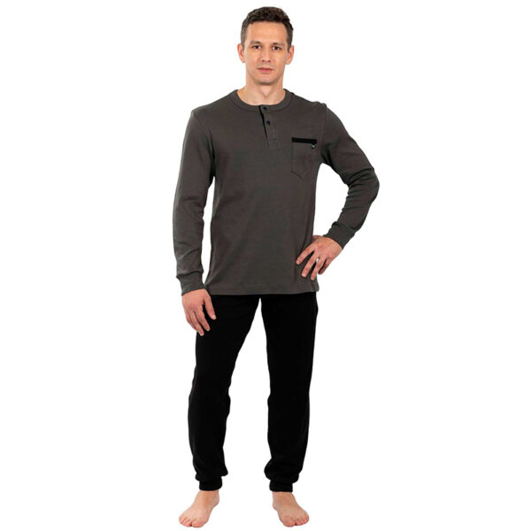 Πυτζάμα 15-760 Γκρί Σκούρο Nina Club