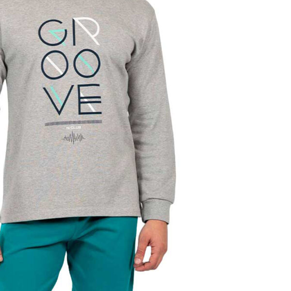 Πυτζάμα 15-770 Γκρί Nina Club_2