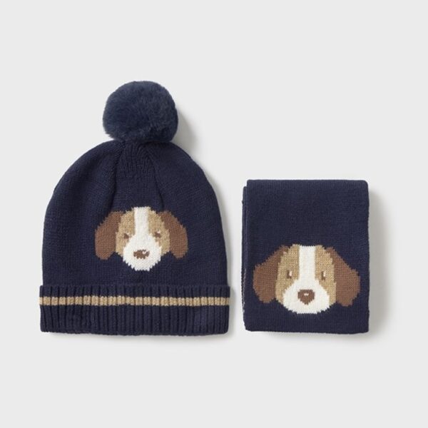 Σετ Σκούφος-Κασκόλ 15-10018-063 Μπλέ Σκούρο Mayoral