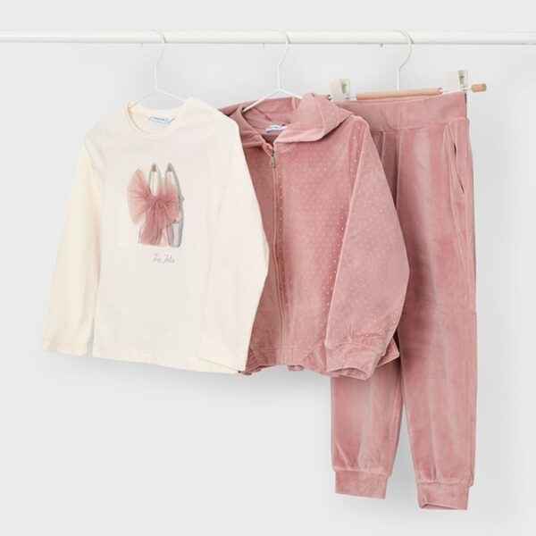 Φόρμα 15-04892-062 Ρόζ Mayoral (Σετ 3 τεμαχίων)