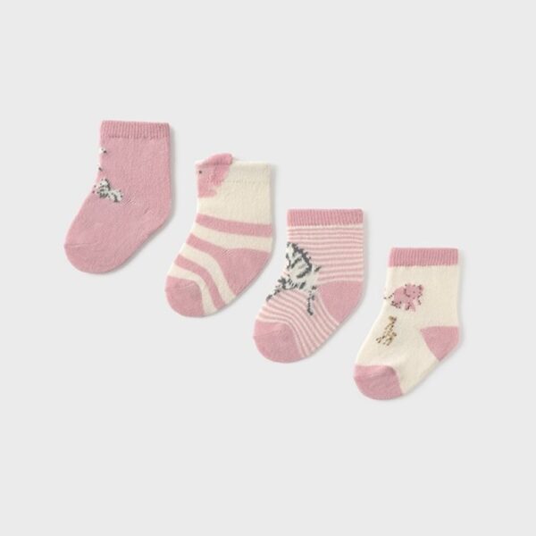 Κάλτσα 15-09921-064 Ρόζ Mayoral (Σετ 4 τεμαχίων)