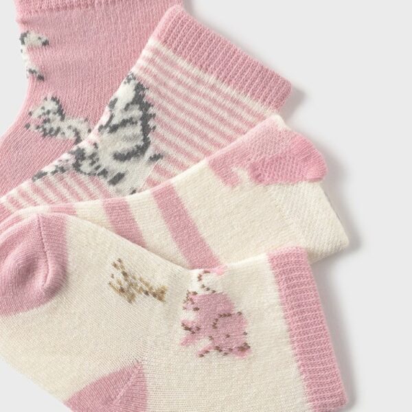 Κάλτσα 15-09921-064 Ρόζ Mayoral (Σετ 4 τεμαχίων)_2