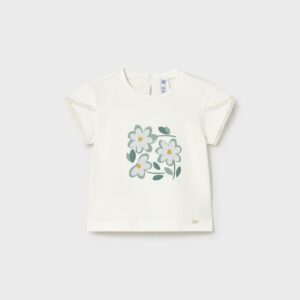 Μπλούζα 26-01079-091 Εκρού-Βεραμάν Mayoral