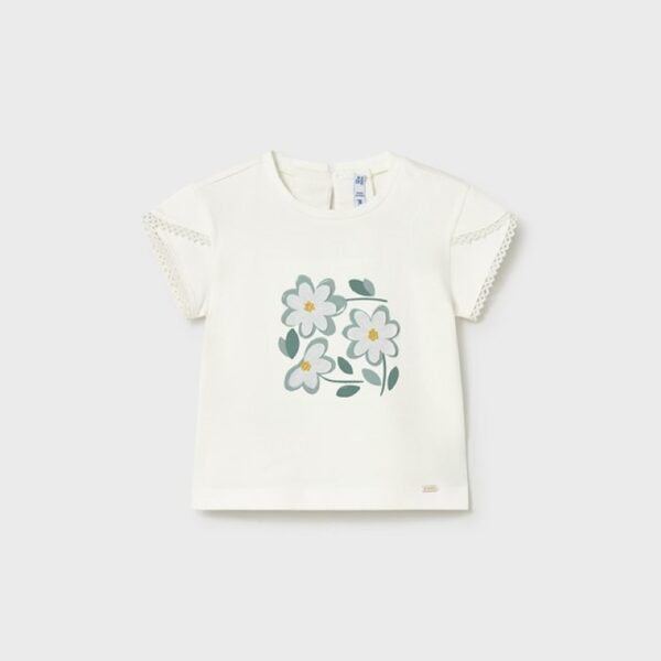 Μπλούζα 26-01079-091 Εκρού-Βεραμάν Mayoral