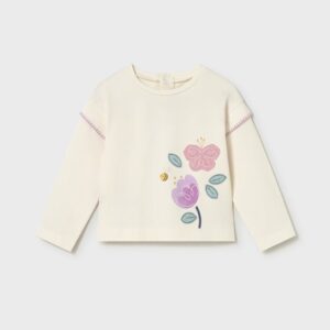 Μπλούζα 26-01088-031 Μπέζ-Λιλά Mayoral