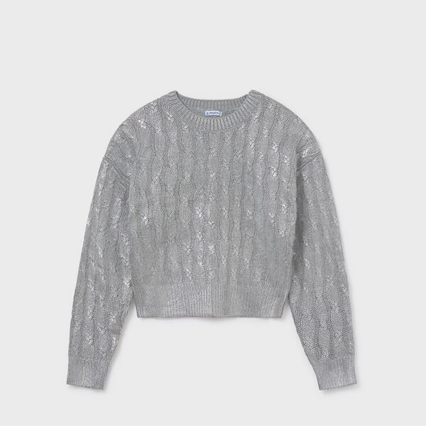 Μπλούζα 15-07309-035 Ασημί Mayoral