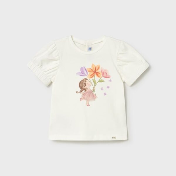 Μπλούζα 26-01078-018 Εκρού Mayoral