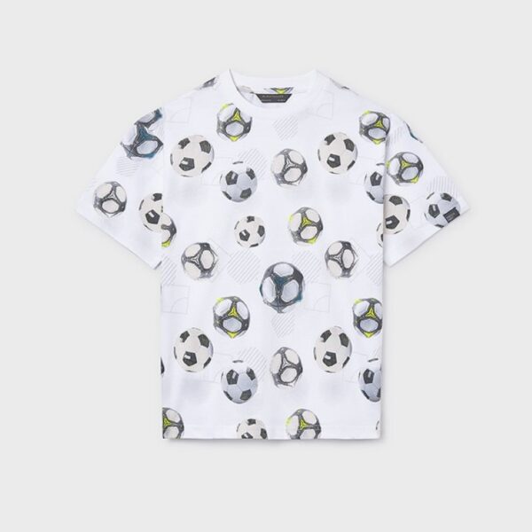 Μπλούζα 26-06038-039 Λευκό Mayoral Μπλούζα 26-06038-039 Λευκό Mayoral