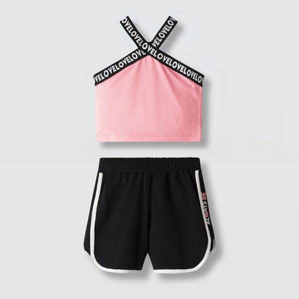 Σετ 254074 Ρόζ-Μαύρο Εβίτα