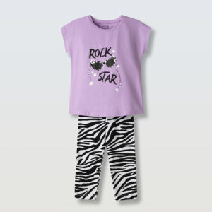 Σετ 254103 Μώβ-Μαύρο Εβίτα