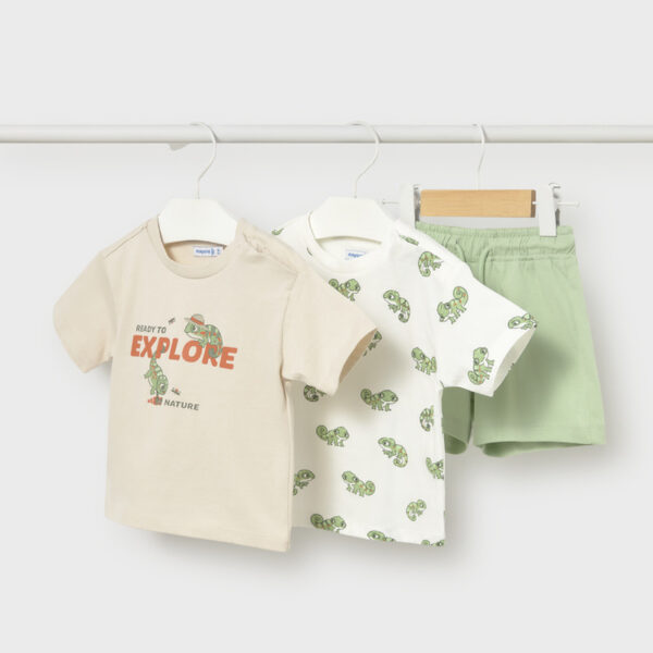 Σετ 26-01669-040 Πράσινο Mayoral (Με 2 μπλούζες)