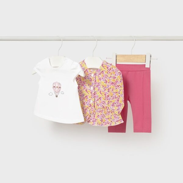 Σετ 26-01732-015 Ρόζ Mayoral (Σετ 3 τεμαχίων)