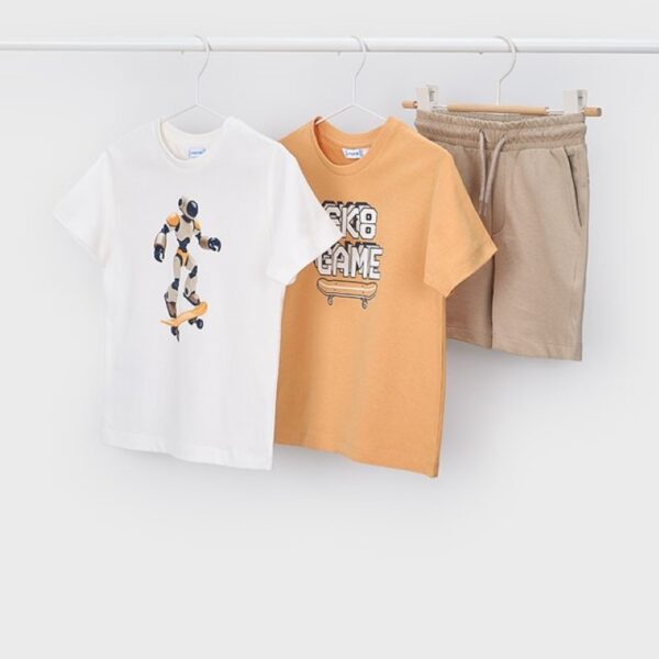 Σετ 26-03604-035 Ροδακινί Mayoral (Με 2 μπλούζες) Σετ 26-03604-035 Ροδακινί Mayoral (Με 2 μπλούζες)