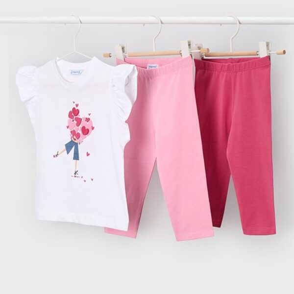 Σετ 26-03729-010 Ρόζ Mayoral (Με 2 παντελόνια)