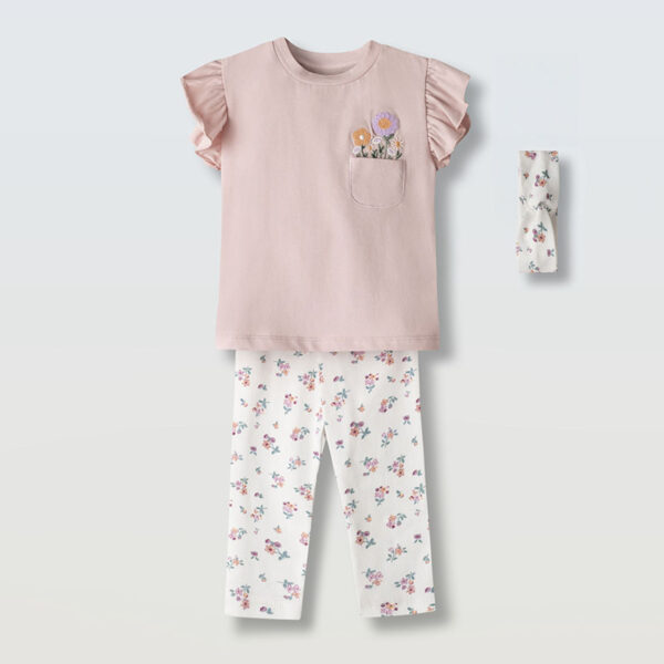 Σετ 266244 Ρόζ-Λευκό Εβίτα