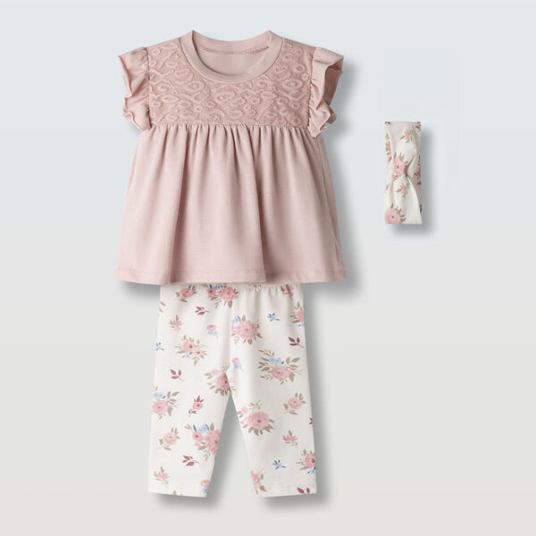 Σετ 266507 Ρόζ-Λευκό Εβίτα Σετ 266507 Ρόζ-Λευκό Εβίτα