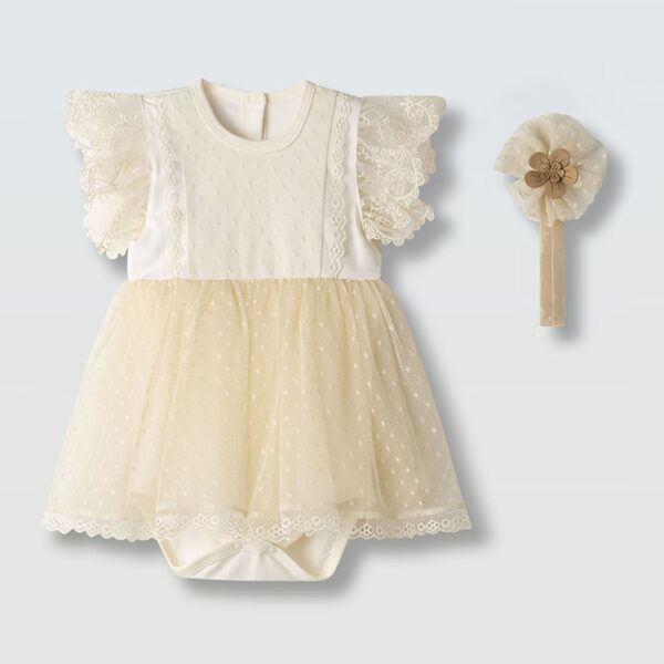 Φόρεμα 266500 Εκρού Εβίτα