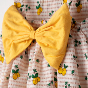 Φόρεμα 266509 Ρόζ-Λεμόνια Εβίτα_2