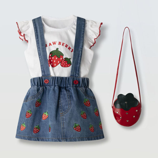 Φόρεμα 266525 Τζίν-Φράουλες Εβίτα