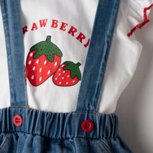 Φόρεμα 266525 Τζίν-Φράουλες Εβίτα_2