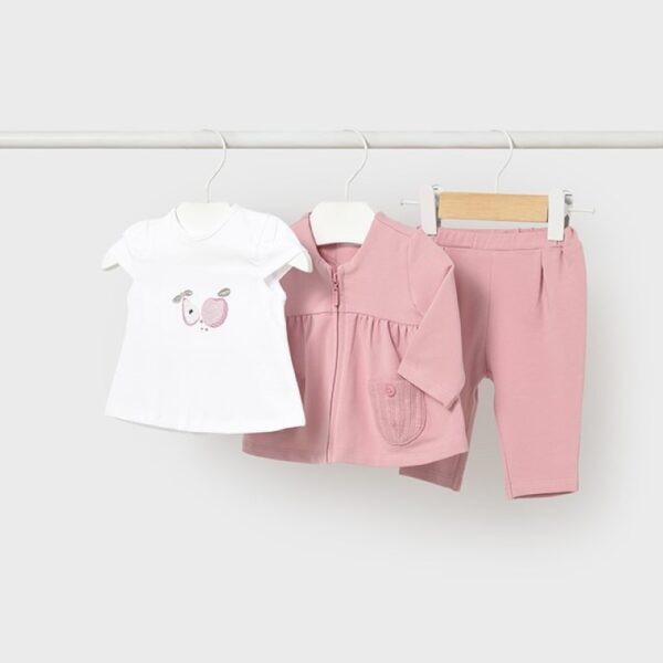 Φόρμα 26-01825-065 Ρόζ Mayoral (Σετ 3 τεμαχίων)