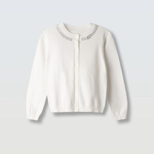 Ζακέτα 266006 Εκρού Εβίτα