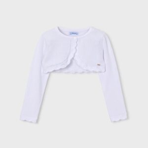 Ζακέτα-Μπολερό 26-00320-079 Λευκό Mayoral