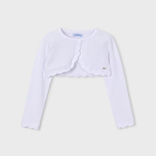 Ζακέτα-Μπολερό 26-00320-079 Λευκό Mayoral