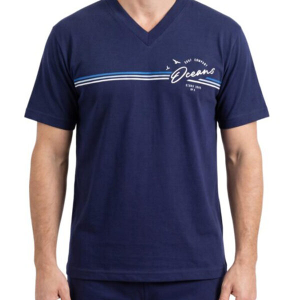 Πυτζάμα 26-720 Μπλέ Nina Club_2