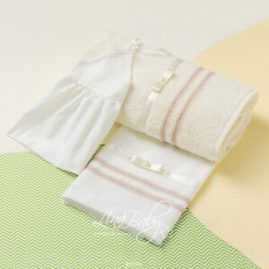 Σετ Λαδόπανα 1589 Εκρού Lina Baby