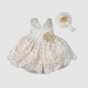 Φόρεμα 26-121 Εκρού Nuchouette