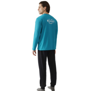 Πυτζάμα 90-71274-233 Blue Teal Minerva_2